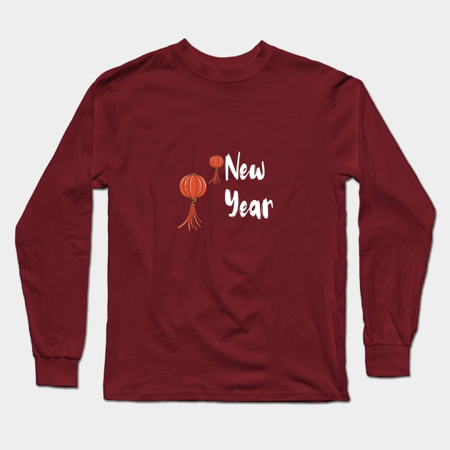 CHINESE NEW YEAR Long Sleeve T-Shirt by HAIFAHARIS